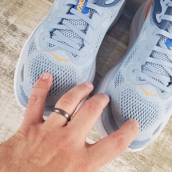 Hoka One One Bondi 9 Mens Shoes Drizzle Running Athletic Sneakers - Picture 2 of 9